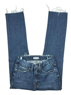 Good American Straight leg Split Pocket jeans, 0/25.